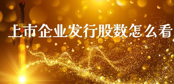 上市企业发行股数怎么看_https://wap.lxcailiao.com_股权投资_第1张