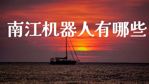 南江机器人有哪些_https://wap.lxcailiao.com_股权投资_第1张
