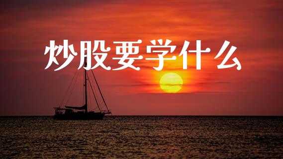 炒股要学什么_https://wap.lxcailiao.com_财务管理_第1张