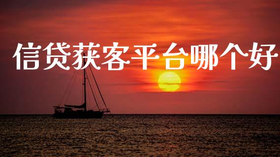 信贷获客平台哪个好_https://wap.lxcailiao.com_财务管理_第1张