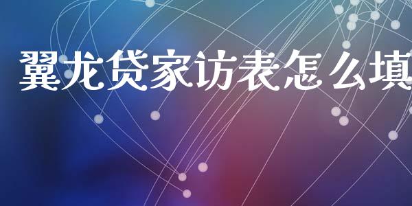 翼龙贷家访表怎么填_https://wap.lxcailiao.com_财务管理_第1张