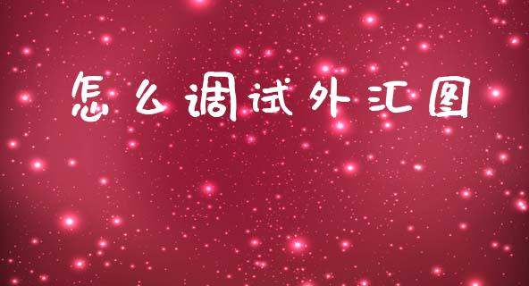 怎么调试外汇图_https://wap.lxcailiao.com_财务管理_第1张
