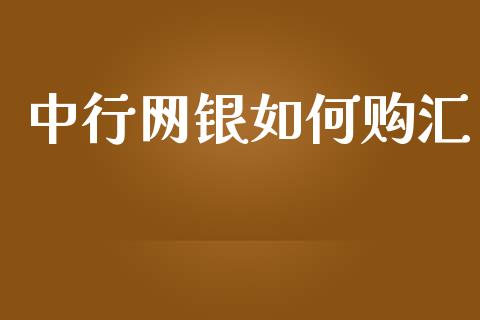 中行网银如何购汇_https://wap.lxcailiao.com_股权投资_第1张