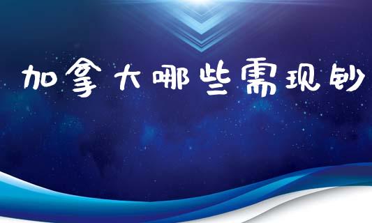 加拿大哪些需现钞_https://wap.lxcailiao.com_财务管理_第1张
