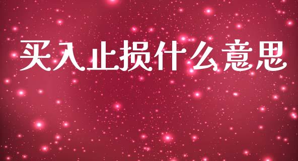 买入止损什么意思_https://wap.lxcailiao.com_融资担保_第1张
