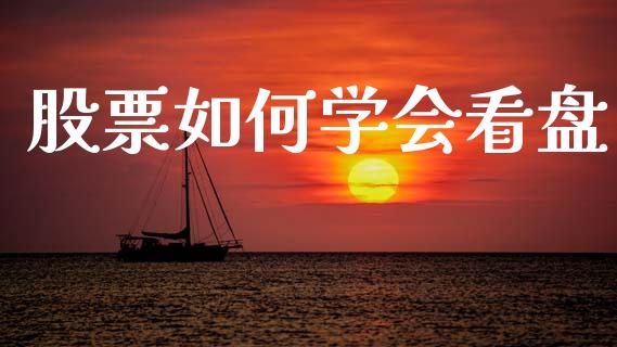 股票如何学会看盘_https://wap.lxcailiao.com_财务管理_第1张