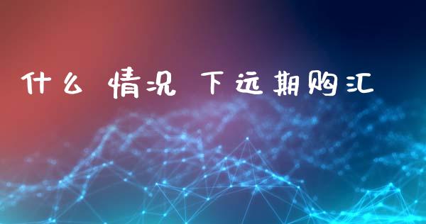 什么 情况 下远期购汇_https://wap.lxcailiao.com_金融监管_第1张