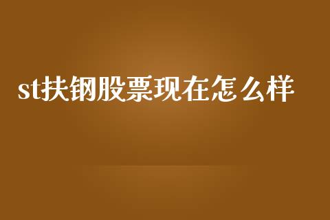 st扶钢股票现在怎么样_https://wap.lxcailiao.com_财务管理_第1张