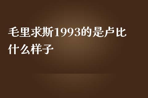 毛里求斯1993的是卢比什么样子_https://wap.lxcailiao.com_股权投资_第1张