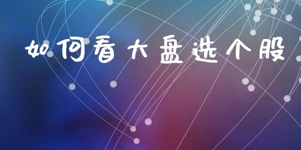 如何看大盘选个股_https://wap.lxcailiao.com_金融监管_第1张