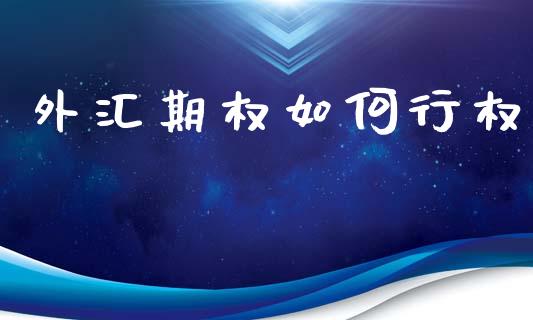 外汇期权如何行权_https://wap.lxcailiao.com_融资担保_第1张
