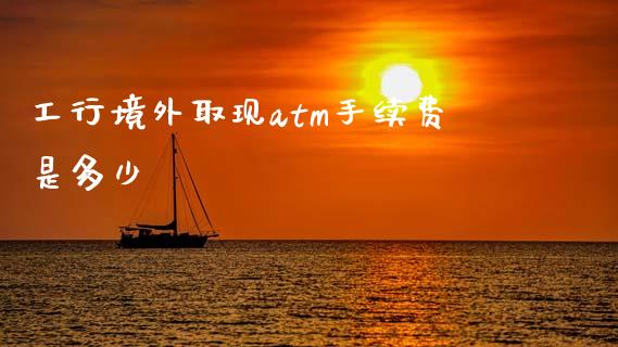 工行境外取现atm手续费是多少_https://wap.lxcailiao.com_金融监管_第1张
