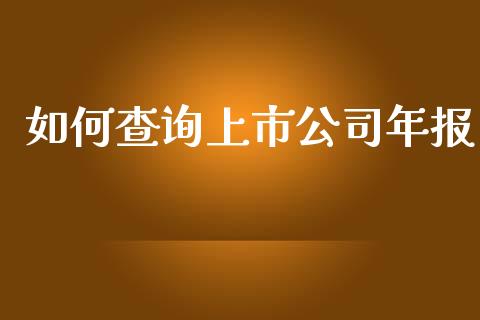 如何查询上市公司年报_https://wap.lxcailiao.com_金融监管_第1张