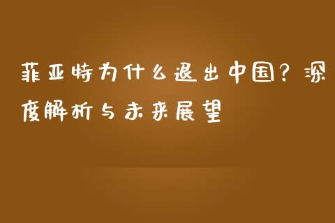 菲亚特为什么退出中国？深度解析与未来展望_https://wap.lxcailiao.com_金融监管_第1张