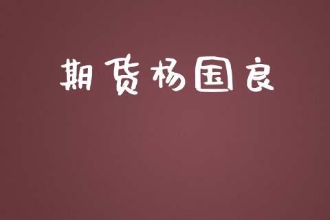 期货杨国良_https://wap.lxcailiao.com_股权投资_第1张