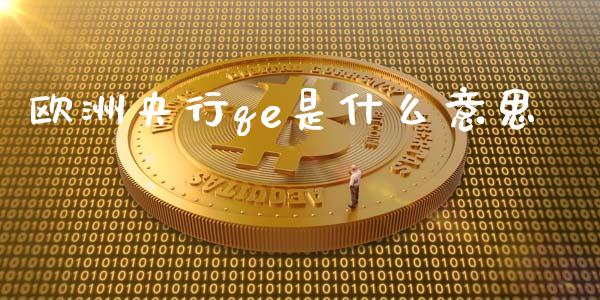 欧洲央行qe是什么意思_https://wap.lxcailiao.com_金融监管_第1张