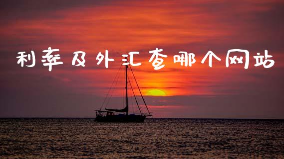 利率及外汇查哪个网站_https://wap.lxcailiao.com_财务管理_第1张