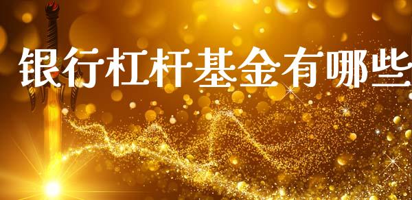 银行杠杆基金有哪些_https://wap.lxcailiao.com_融资担保_第1张