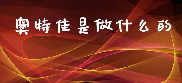 奥特佳是做什么的_https://wap.lxcailiao.com_财务管理_第1张