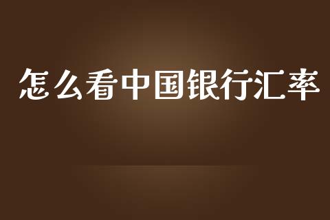 怎么看中国银行汇率_https://wap.lxcailiao.com_融资担保_第1张