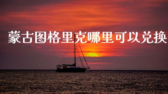 蒙古图格里克哪里可以兑换_https://wap.lxcailiao.com_融资担保_第1张