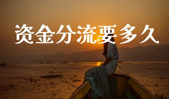 资金分流要多久_https://wap.lxcailiao.com_融资担保_第1张