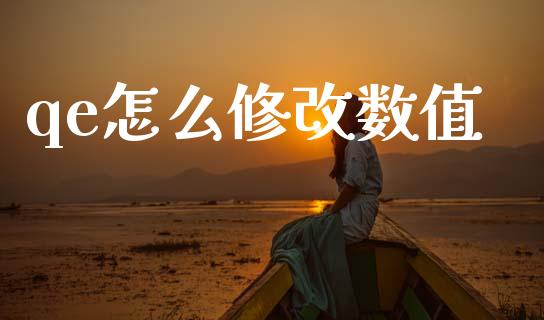 qe怎么修改数值_https://wap.lxcailiao.com_财务管理_第1张