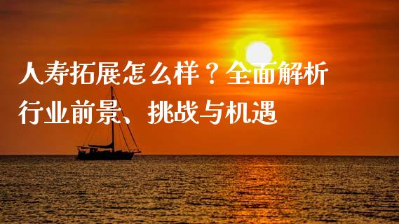 人寿拓展怎么样？全面解析行业前景、挑战与机遇_https://wap.lxcailiao.com_融资担保_第1张
