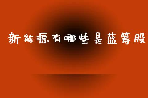 新能源有哪些是蓝筹股_https://wap.lxcailiao.com_融资担保_第1张