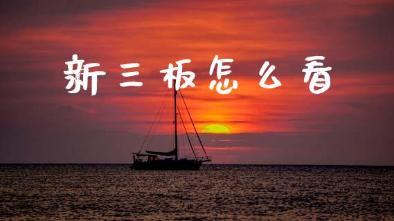 新三板怎么看_https://wap.lxcailiao.com_金融监管_第1张