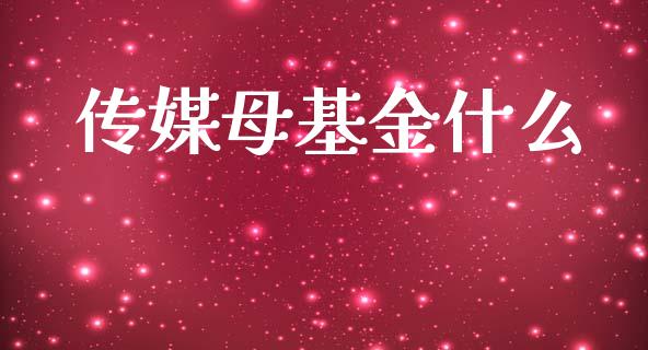 传媒母基金什么_https://wap.lxcailiao.com_融资担保_第1张