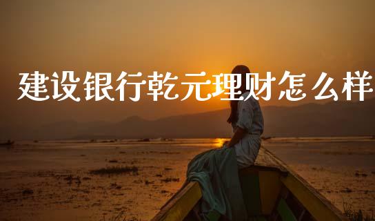 建设银行乾元理财怎么样_https://wap.lxcailiao.com_财务管理_第1张