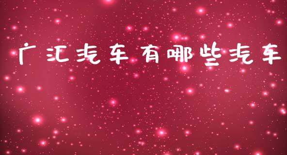 广汇汽车有哪些汽车_https://wap.lxcailiao.com_财务管理_第1张