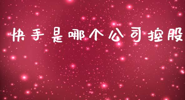 快手是哪个公司控股_https://wap.lxcailiao.com_股权投资_第1张
