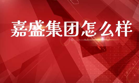 嘉盛集团怎么样_https://wap.lxcailiao.com_融资担保_第1张