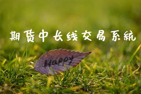 期货中长线交易系统_https://wap.lxcailiao.com_金融监管_第1张