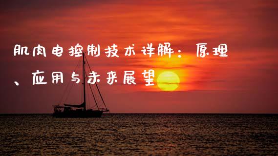 肌肉电控制技术详解：原理、应用与未来展望_https://wap.lxcailiao.com_金融监管_第1张
