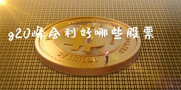 g20峰会利好哪些股票_https://wap.lxcailiao.com_股权投资_第1张