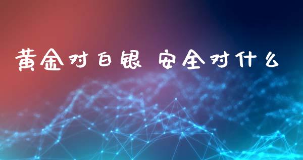 黄金对白银 安全对什么_https://wap.lxcailiao.com_融资担保_第1张