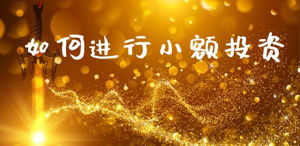如何进行小额投资_https://wap.lxcailiao.com_融资担保_第1张