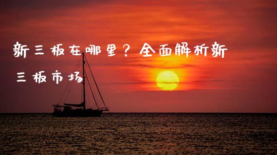 新三板在哪里？全面解析新三板市场_https://wap.lxcailiao.com_财务管理_第1张