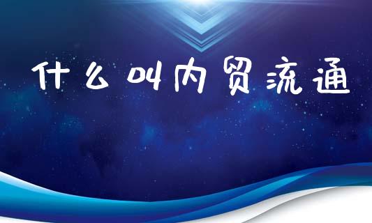 什么叫内贸流通_https://wap.lxcailiao.com_融资担保_第1张