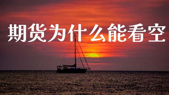 期货为什么能看空_https://wap.lxcailiao.com_股权投资_第1张