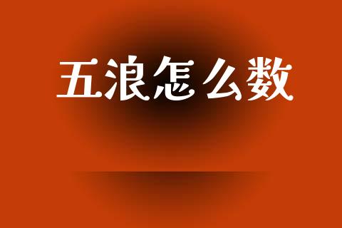 五浪怎么数_https://wap.lxcailiao.com_融资担保_第1张