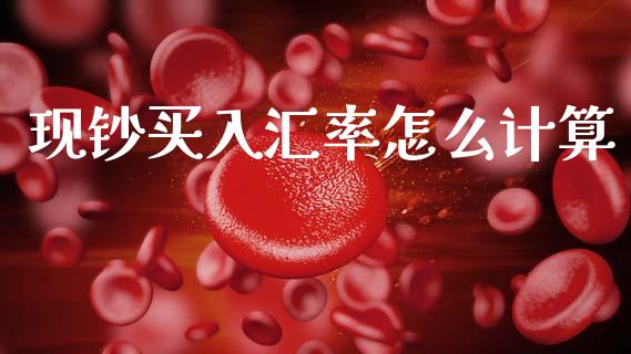 现钞买入汇率怎么计算_https://wap.lxcailiao.com_股权投资_第1张