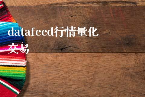 datafeed行情量化交易_https://wap.lxcailiao.com_财务管理_第1张