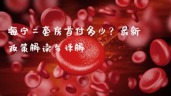 海宁二套房首付多少？最新政策解读与详解_https://wap.lxcailiao.com_融资担保_第1张