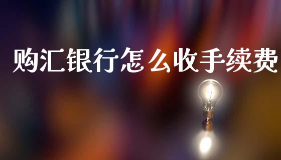 购汇银行怎么收手续费_https://wap.lxcailiao.com_财务管理_第1张