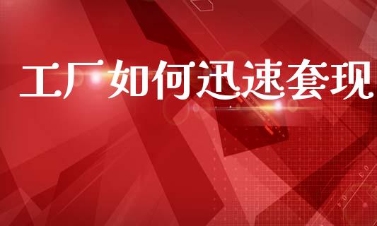 工厂如何迅速套现_https://wap.lxcailiao.com_融资担保_第1张