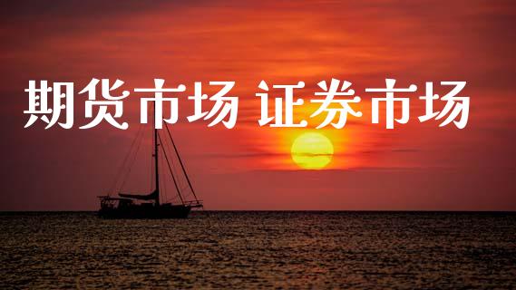 期货市场 证券市场_https://wap.lxcailiao.com_融资担保_第1张